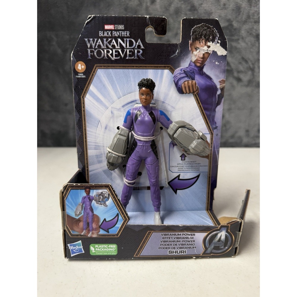 Vibranium Power SHURI 6" Black Panther Wakanda Forever Action Figure Marvel NEW